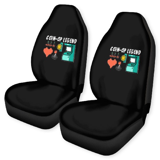 Coin Op Legend Arcade Gaming 80s Retro Gamer Car Seat Covers