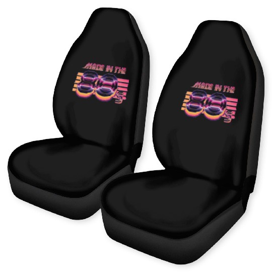 Retrowave Made In The 80s Car Seat Covers
