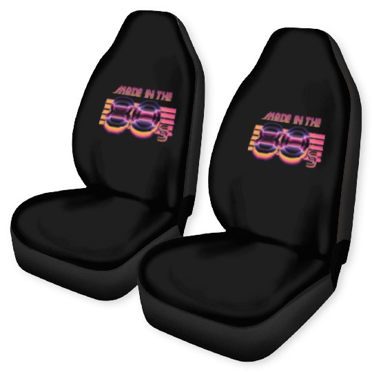Retrowave Made In The 80s Car Seat Covers