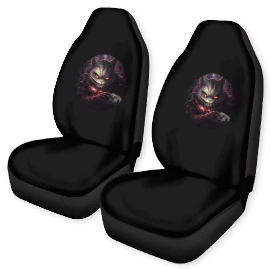 Cheshire Cat Playing Cards Car Seat Covers