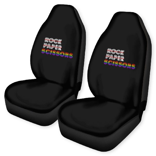 Rock Paper Scissors LGBT For Lesbians Lesbian Cool Car Seat Covers