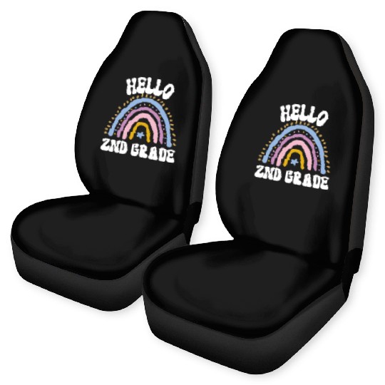 Hello 2nd grade, back to school Car Seat Covers