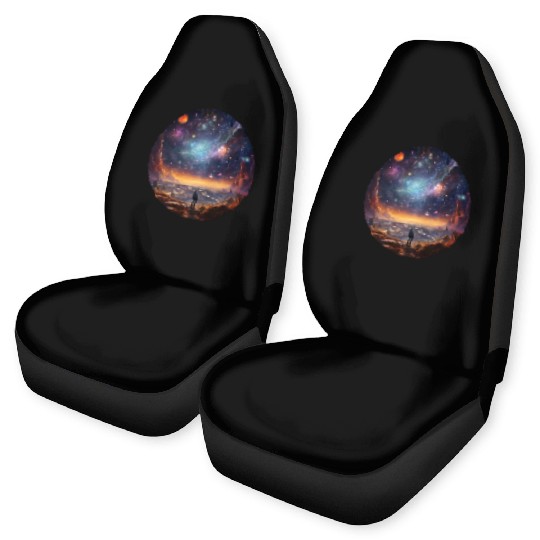 Galactic Splendor: Embrace the Marvels of Cosmos Car Seat Covers