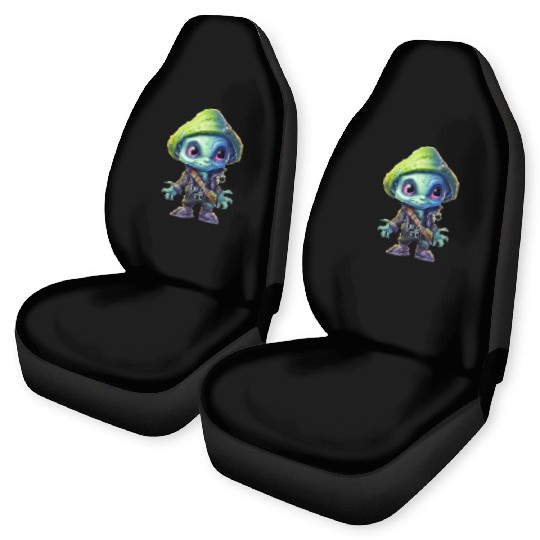 Alien Extraterrestrial Pirate Car Seat Covers