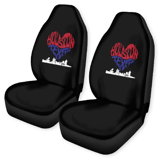 Houston Texas Pride Embrace the Spirit Car Seat Covers