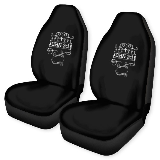 John 3:16 Love Jesus Christian Christmas Car Seat Covers