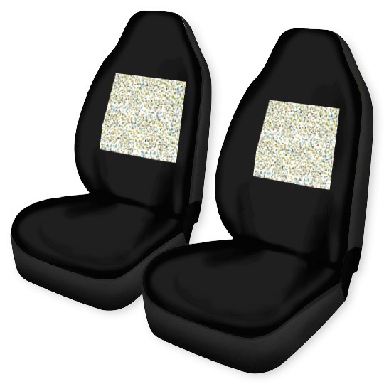 Geometric fantasy in nature colors Car Seat Covers