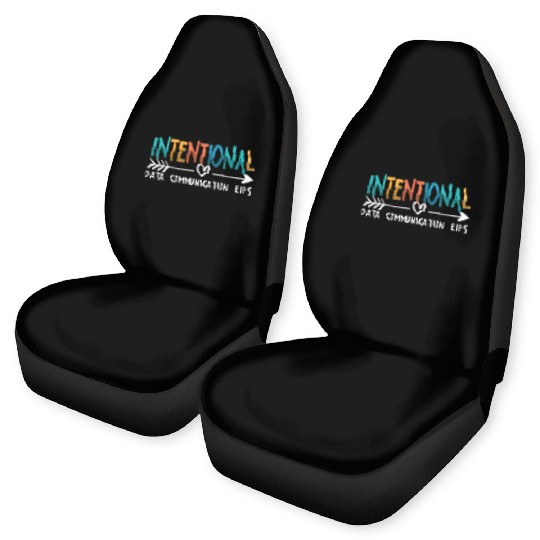 IEP Intentional Data Communication Autism Teacher Car Seat Covers