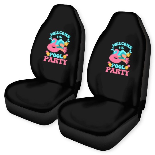 Party Party Monster Vacation Cool Car Seat Covers