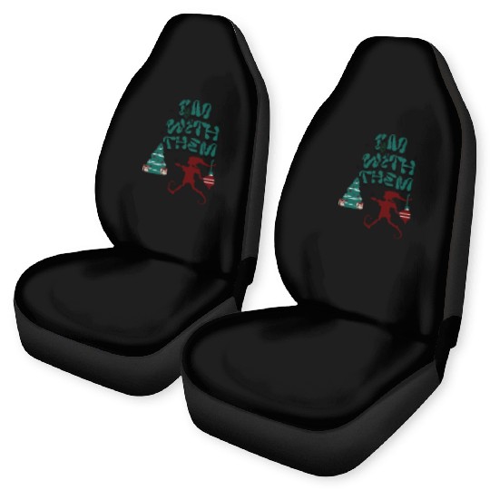 "Im with them" Christmas Elf design Car Seat Covers