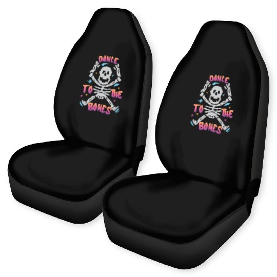 Halloween party - dance to the bones Car Seat Covers