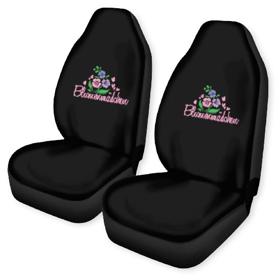 Flower Girl colorful Tulips Marriage Car Seat Covers
