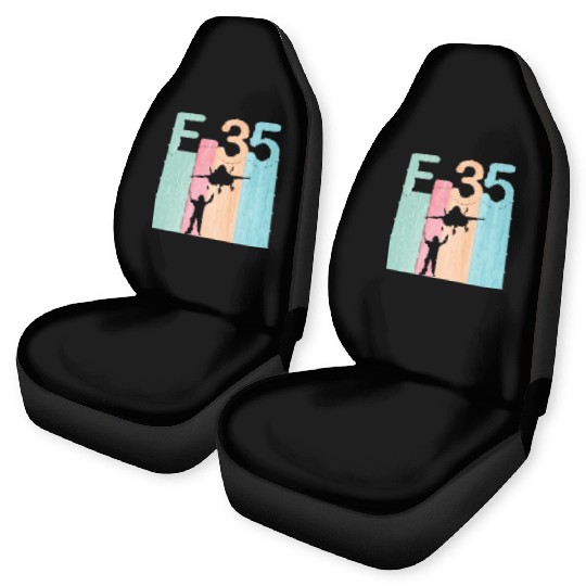 F35 Vintage Air Force Fighter Jets Car Seat Covers
