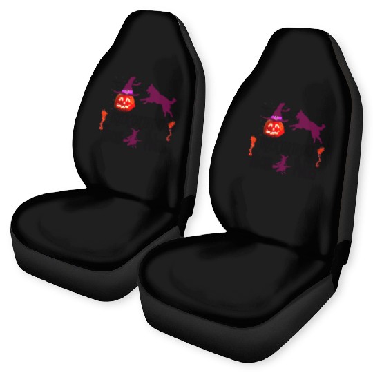 Pumpkin Halloween Trick or Treat Hocus Pocus Dog Car Seat Covers