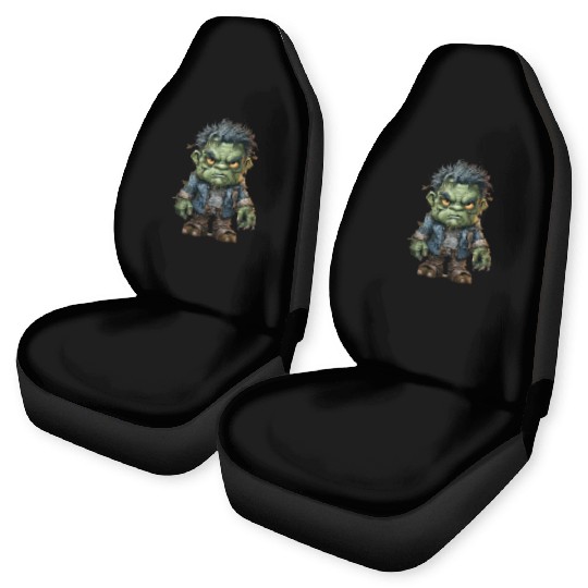 Halloween Frankie's Playful Monster Mash Car Seat Covers