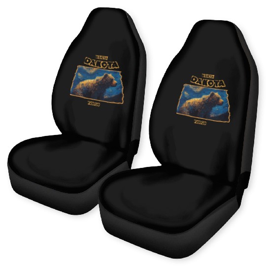 North Dakota - Bear Car Seat Covers