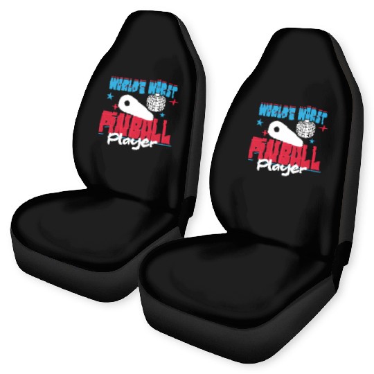 World s Worst Pinball Player Car Seat Covers