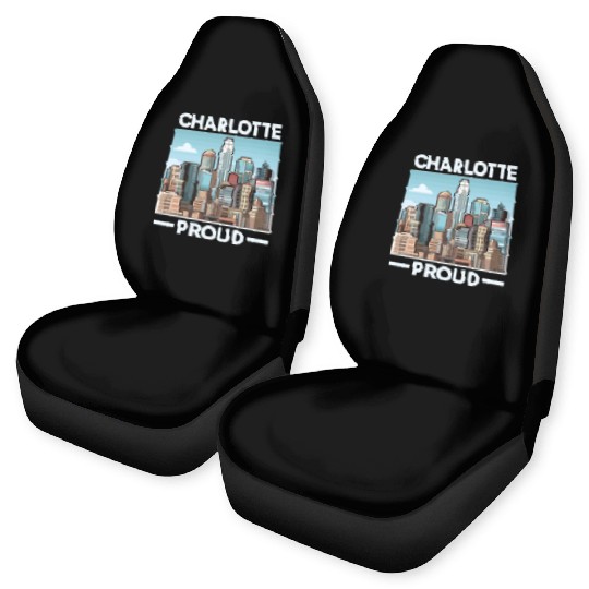 Charlotte North Carolina USA America United States Car Seat Covers