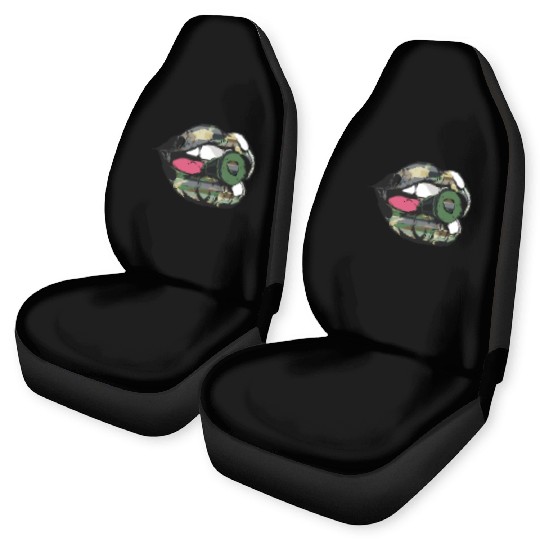 US Armed Forces Military Lip Bullet Army First Res Car Seat Covers