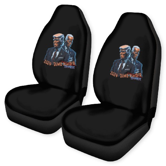 Election 2024: Dumb or Dumber Ed. - Trump vs Biden Car Seat Covers