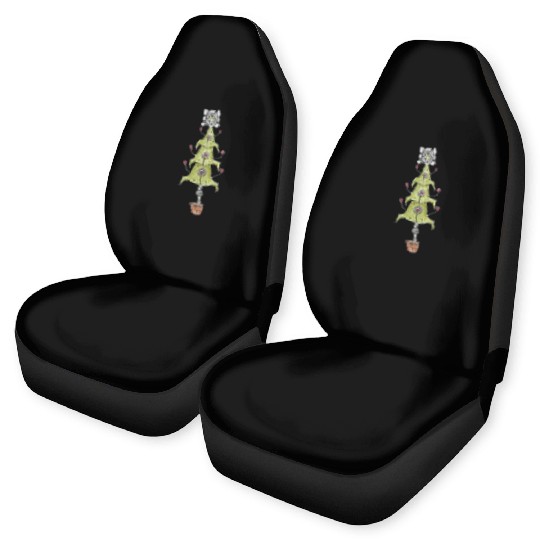 Sci-Fi Alien Robot Christmas Tree Car Seat Covers