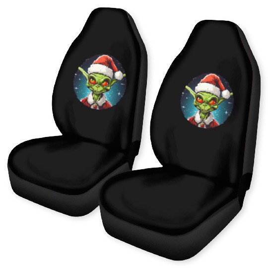 Alien Christmas Car Seat Covers