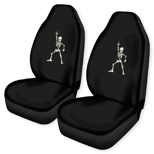 Dancing skeleton Car Seat Covers