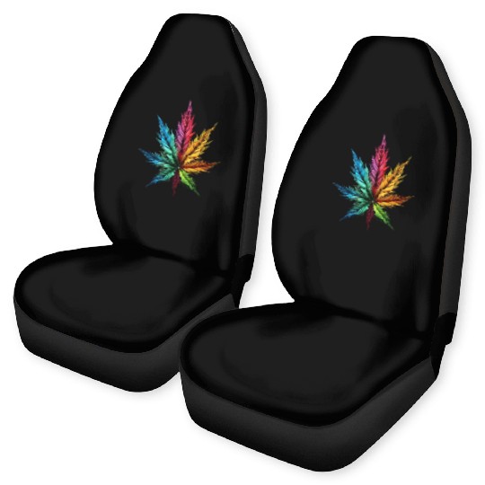 Spectrum Splendor: The Vivid Leaf Car Seat Covers