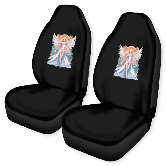 Heavenly Grace Anime Angel Girl Car Seat Covers