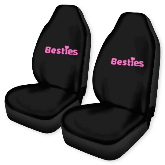 Best friends forever besties Car Seat Covers