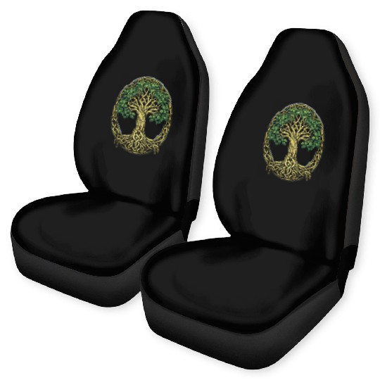 St Patricks Day Celtic Knot Tree Irish Gaelic Car Seat Covers