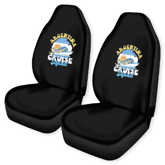 Argentina Cruise Squad Family Vacation Trip Car Seat Covers