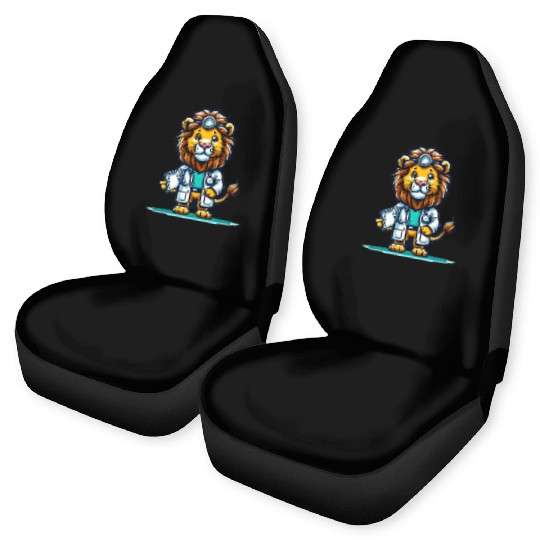 Cute Lion Doctor Car Seat Covers