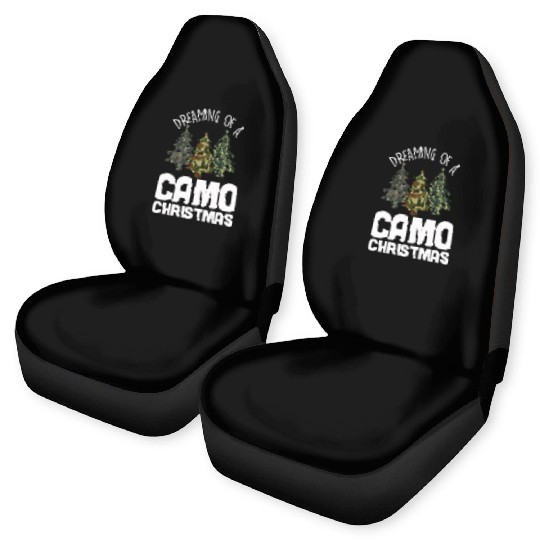 I'm Dreaming Of A Camo Christmas Camouflage Car Seat Covers