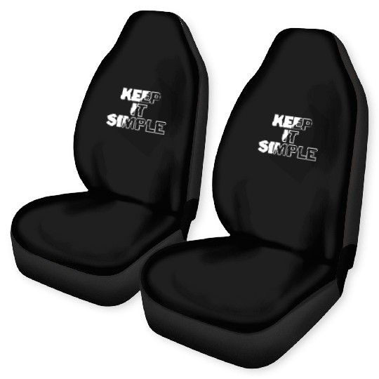 Simply Elegant: Keep It Simple Design Car Seat Covers