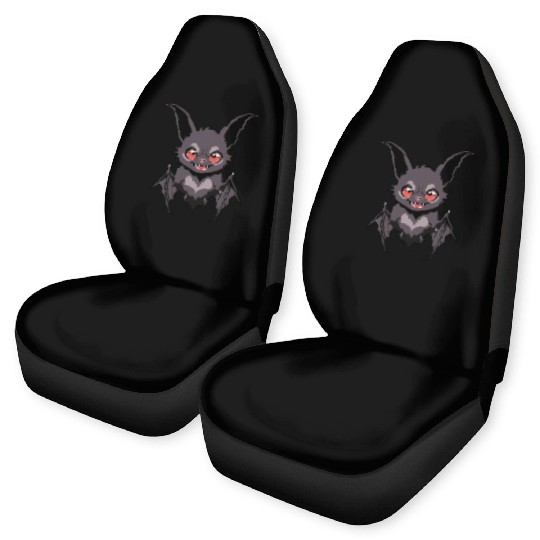 Unique Bat Illustration Car Seat Covers