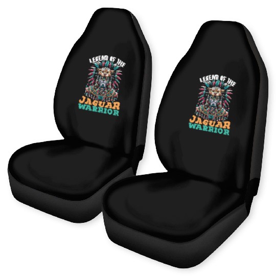 Aztec Jaguar Warrior Aztec Culture Indigenous Car Seat Covers