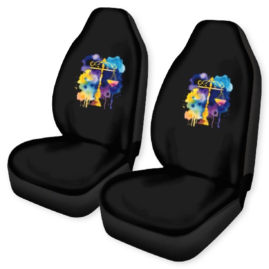Color splash zodiac: Libra Car Seat Covers