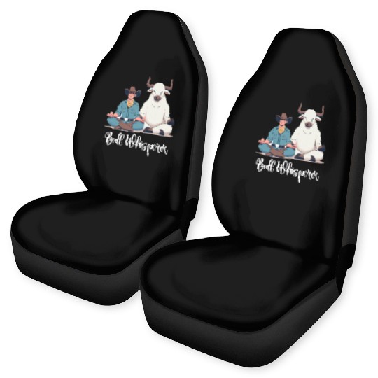 Rodeo Bull Riding Livestock Show Farmer Cattle Car Seat Covers