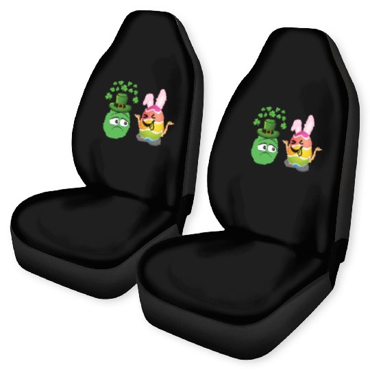 Easter Meets St. Patrick's A Festive Holiday Fusio Car Seat Covers