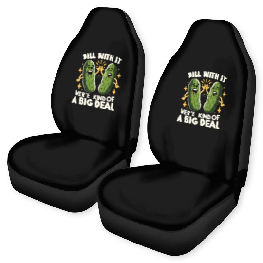 Pickle Lover Funny Pickle Dill pickle Pickled Car Seat Covers