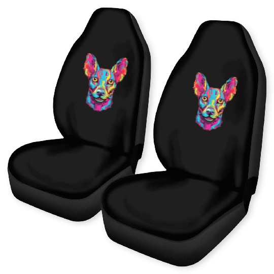 Watercolor Colorful Peruvian Inca Orchid Car Seat Covers
