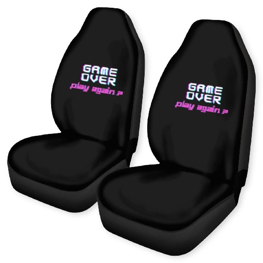 Game Over , Play Again ? Car Seat Covers