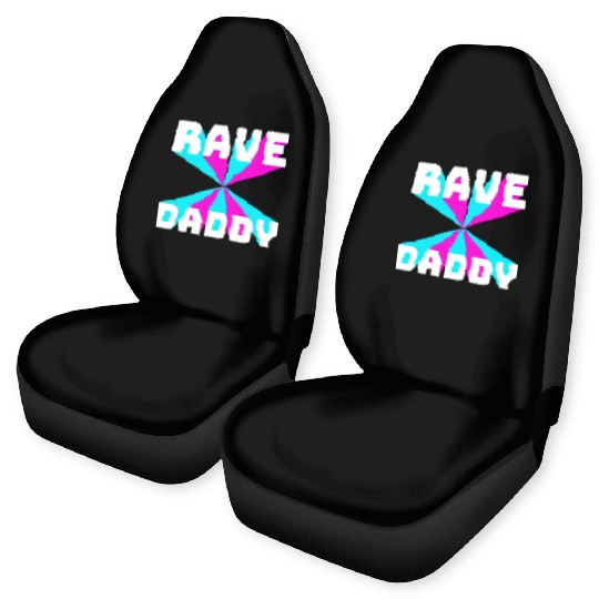 Rave Daddy EDM Techno Music Raver Party Festival Car Seat Covers