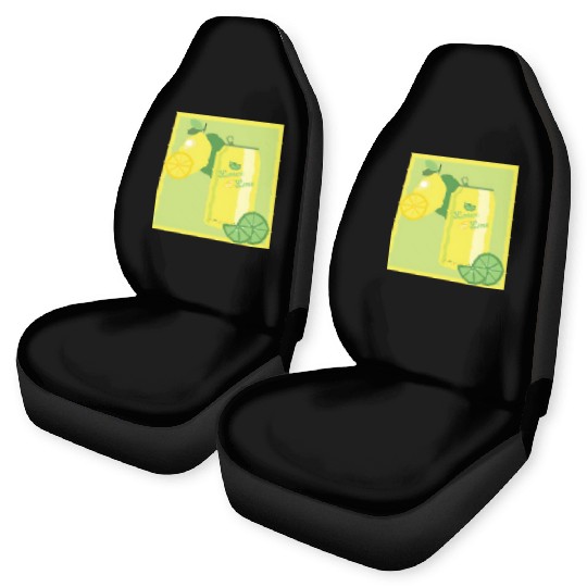 Lemon Lime Soda Car Seat Covers