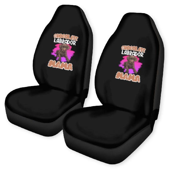 Labrador Retriever CHOCOLATE LAB MOM Labrador Car Seat Covers