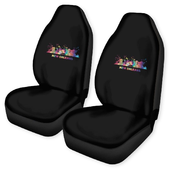 New Orleanian Skyline New Orleans Car Seat Covers