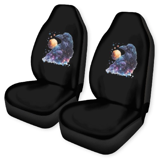 Celestial Raven Clipart Clipart, Crow Bird Witch Car Seat Covers