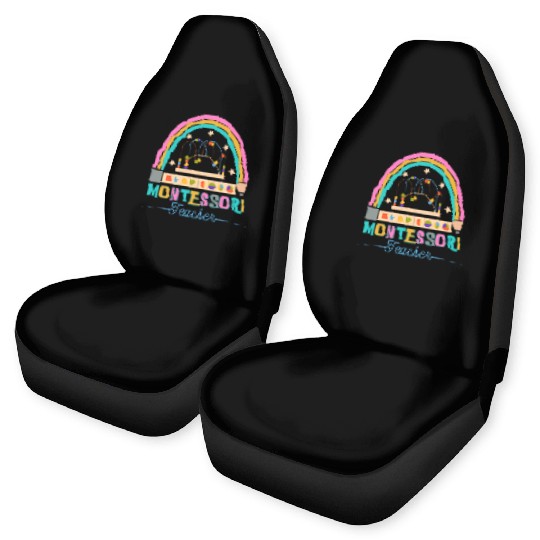 Montessori teacher - back to school Car Seat Covers
