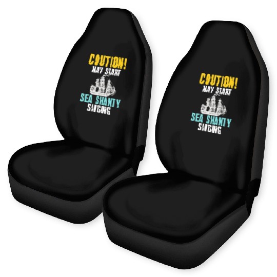 Sailor Meme Pirate Ship Ocean Sailing Car Seat Covers